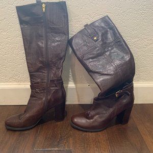 "liz" Heeled Knee-High Boots, Sz 8.5